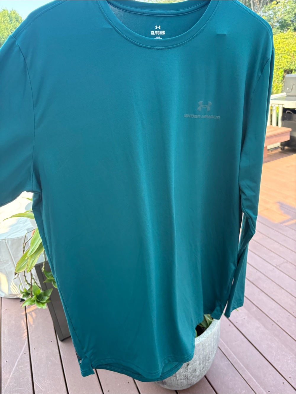 Under Armour Men’s Teal Long-Sleeve   RUSH XL